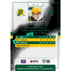 2025/26 Goal Cards Maxa liga 2.s. #VSE - 32 Filip Kovář