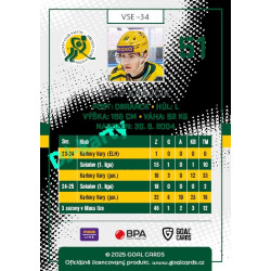 2025/26 Goal Cards Maxa liga 2.s. #VSE - 34 Filip Krajčík