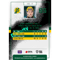 2025/26 Goal Cards Maxa liga 2.s. #VSE - 17 Robin Staněk