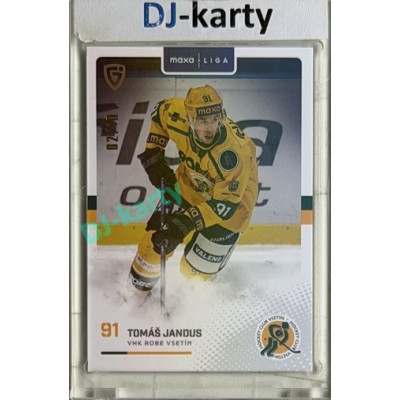 2025/26 Goal Cards Maxa liga 2.s. #VSE - 22 Tomáš Jandus Parallel xx/10