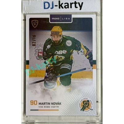 2025/26 Goal Cards Maxa liga 2.s. #VSE - 28 Martin Novák Parallel xx/10