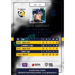 2025/26 Goal Cards Maxa liga 2.s. #ZLI - 32 David Aubrecht