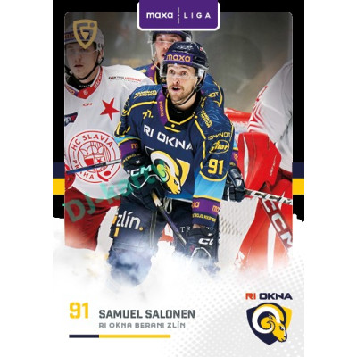 2025/26 Goal Cards Maxa liga 2.s. #ZLI - 22 Samuel Salonen