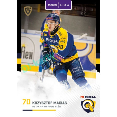 2025/26 Goal Cards Maxa liga 2.s. #ZLI - 36 Krzysztof Macias