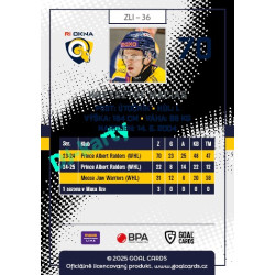 2025/26 Goal Cards Maxa liga 2.s. #ZLI - 36 Krzysztof Macias
