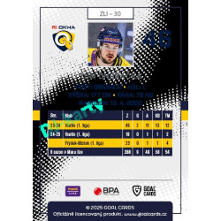 2025/26 Goal Cards Maxa liga 2.s. #ZLI - 30 Tom Ondračka