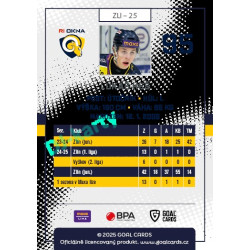 2025/26 Goal Cards Maxa liga 2.s. #ZLI - 25 Lukáš Heš