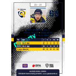 2025/26 Goal Cards Maxa liga 2.s. #ZLI - 20 Pavel Sedláček