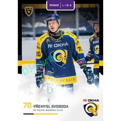 2025/26 Goal Cards Maxa liga 2.s. #ZLI - 26 Přemysl Svoboda Canvas Parallel