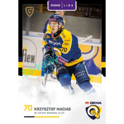 2025/26 Goal Cards Maxa liga 2.s. #ZLI - 36 Krzysztof Macias Canvas Parallel