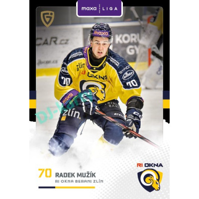 2025/26 Goal Cards Maxa liga 2.s. #ZLI - 23 Radek Mužík Canvas Parallel