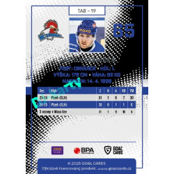 2025/26 Goal Cards Maxa liga 2.s. #TAB - 19 David Kvasnička