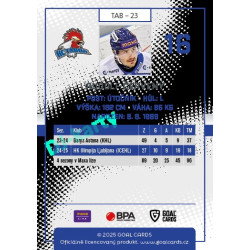 2025/26 Goal Cards Maxa liga 2.s. #TAB - 23 Rudolf Červený