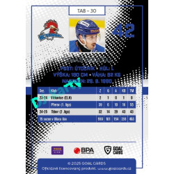 2025/26 Goal Cards Maxa liga 2.s. #TAB - 30 Tomáš Doležal