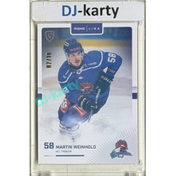 2025/26 Goal Cards Maxa liga 2.s. #TAB - 17 Martin Weinhold Parallel xx/10