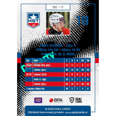 2025/26 Goal Cards Maxa liga 2.s. #TRE - 17 Radim Handl