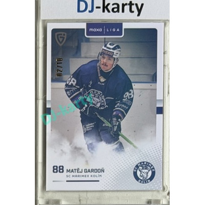 2025/26 Goal Cards Maxa liga 2.s. #KOL - 17 Matěj Gardoň Parallel xx/10