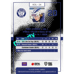 2025/26 Goal Cards Maxa liga 2.s. #KOL - 24 Pavel Šimek