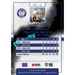 2025/26 Goal Cards Maxa liga 2.s. #KOL - 22 Adam Dlouhý