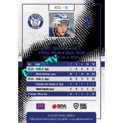 2025/26 Goal Cards Maxa liga 2.s. #KOL - 16 Tomáš Moravec