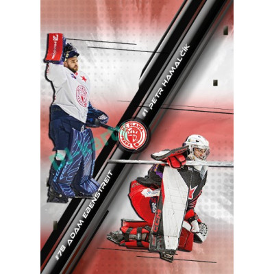 2025/26 Goal Cards Maxa liga 2.s. #GT-11 Petr Hamalčík / Adam Ebenstreit Goalie Tandem