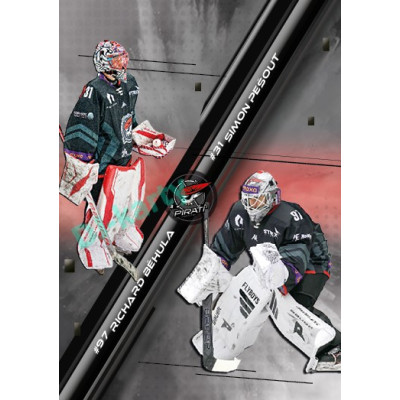 2025/26 Goal Cards Maxa liga 2.s. #GT-03 Simon Pešout / Richard Běhula Goalie Tandem
