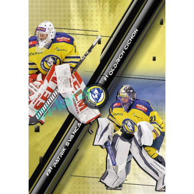 2025/26 Goal Cards Maxa liga 2.s. #GT-09 Oldřich Cichoň / Patrik Švančara Goalie Tandem