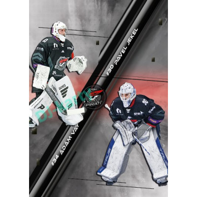 2025/26 Goal Cards Maxa liga 2.s. #GT-02 Pavel Jekel / Ádám Vay Goalie Tandem