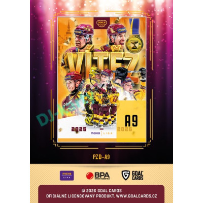 2025/26 Goal Cards Maxa liga 2.s. #PZD-A9 Jihlava Puzzle