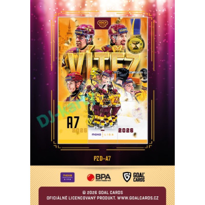 2025/26 Goal Cards Maxa liga 2.s. #PZD-A7 Jihlava Puzzle
