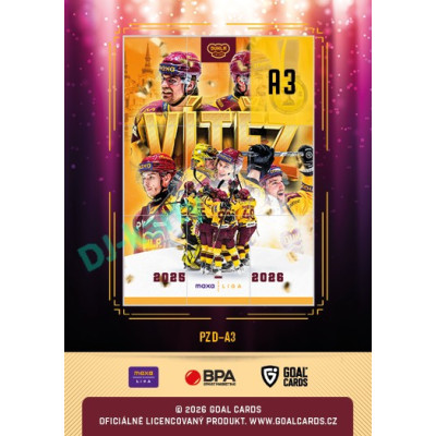 2025/26 Goal Cards Maxa liga 2.s. #PZD-A3 Jihlava Puzzle