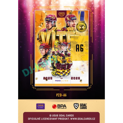 2025/26 Goal Cards Maxa liga 2.s. #PZD-A6 Jihlava Puzzle