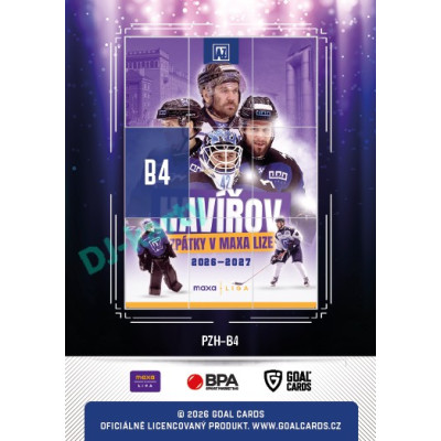 2025/26 Goal Cards Maxa liga 2.s. #PZD-B4 Havířov Puzzle