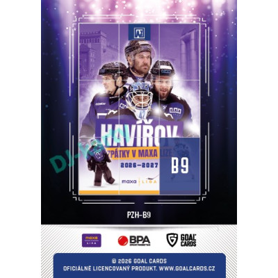 2025/26 Goal Cards Maxa liga 2.s. #PZD-B9 Havířov Puzzle