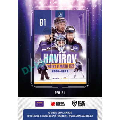 2025/26 Goal Cards Maxa liga 2.s. #PZD-B1 Havířov Puzzle