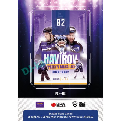 2025/26 Goal Cards Maxa liga 2.s. #PZD-B2 Havířov Puzzle