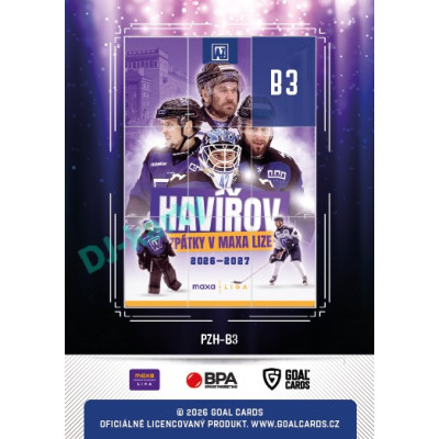 2025/26 Goal Cards Maxa liga 2.s. #PZD-B3 Havířov Puzzle