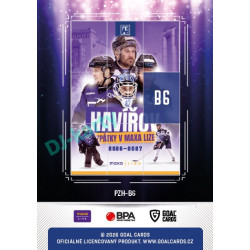 2025/26 Goal Cards Maxa liga 2.s. #PZD-B6 Havířov Puzzle