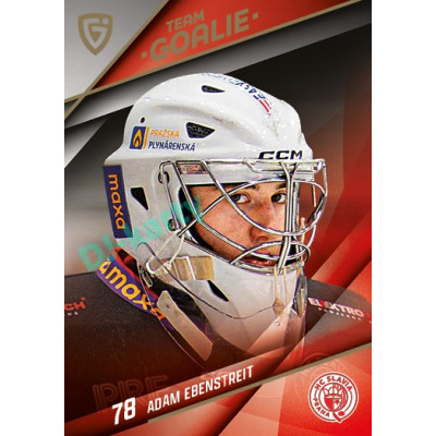 2025/26 Goal Cards Maxa liga 2.s. #TG-01 Adam Ebenstreit Team Goalie