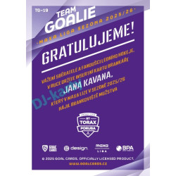 2025/26 Goal Cards Maxa liga 2.s. #TG-19 Jan Kavan Team Goalie