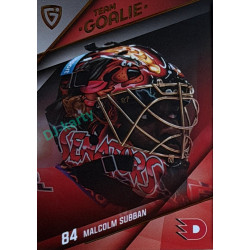 2025/26 Goal Cards Maxa liga 2.s. #TG-50 Malcolm Subban Team Goalie