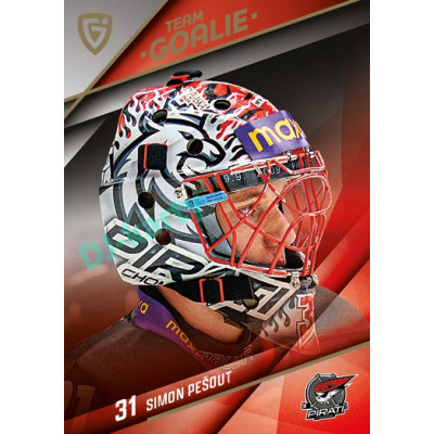 2025/26 Goal Cards Maxa liga 2.s. #TG-25 Simon Pešout Team Goalie