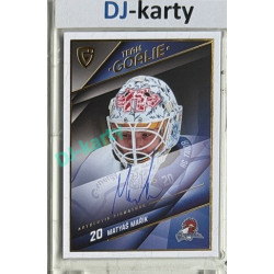 2025/26 Goal Cards Maxa liga 2.s. #TG-36 Matyáš Mařík Team Goalie Auto 14/25