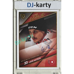 2025/26 Goal Cards Maxa liga 2.s. #TG-19 Lukáš Matěcha Team Goalie Auto 25/25