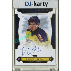 2025/26 Goal Cards Maxa liga 2.s. #PRE-6 Daniel Indrák Authentic Signature 14/25