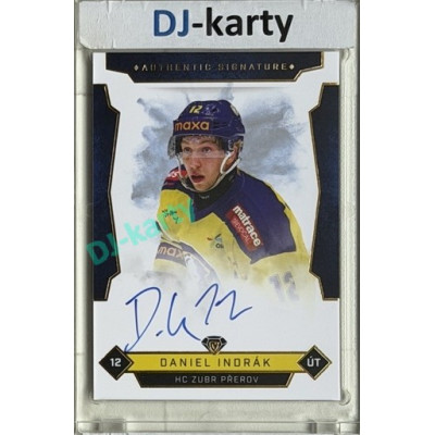 2025/26 Goal Cards Maxa liga 2.s. #PRE-6 Daniel Indrák Authentic Signature 14/25