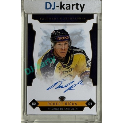 2025/26 Goal Cards Maxa liga 2.s. #ZLI-5 Robert Říčka Authentic Signature 17/25
