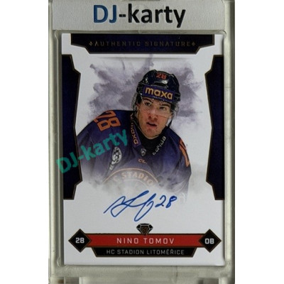 2025/26 Goal Cards Maxa liga 2.s. #LIT-6 Nino Tomov Authentic Signature 20/25