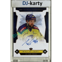 2025/26 Goal Cards Maxa liga 2.s. #PRE-5 Mikuláš Zbořil Authentic Signature 01/25
