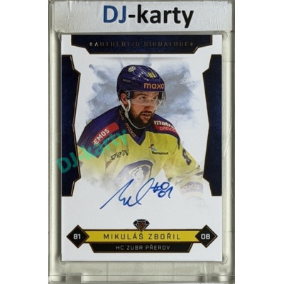 2025/26 Goal Cards Maxa liga 2.s. #PRE-5 Mikuláš Zbořil Authentic Signature 01/25